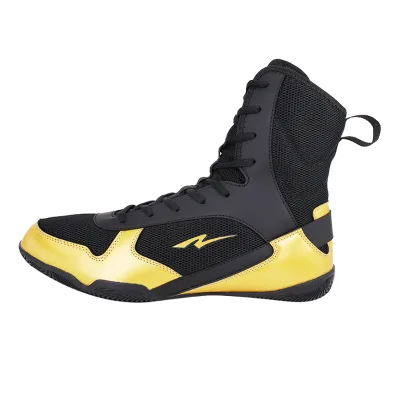 Custom Anti-Slip Fighting Boots for Summer Winter Wrestling Breathable Sports Training Shoes with Mesh Lining and Rubber Sole