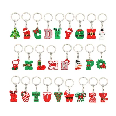 Hot Deal Christmas Keychain Pendant Keychains Key Ring Accept Custom Creative Charm Gifts