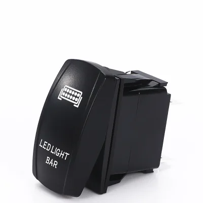 15A24V Waterproof 5pin Black Rocker Switch with On/off