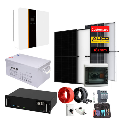 Whole House 220V Portable Solar Power Generator Running Solar Panel Inverter Solar Energy System for Home Solar Systems