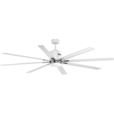 2025 Hot Sale Industrial Large 8 Blades Big Size 72 Inch LED Ceiling Fan with Light