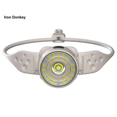 IRONDOENKY Portable Outdoor Mountain Light Waterproof USB Charging Adjustable LED Headlight with 300 Lumens