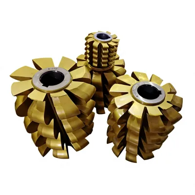 HSS M35 12.7 Roller Chain Sprocket Hob Cutter with TIN Coating