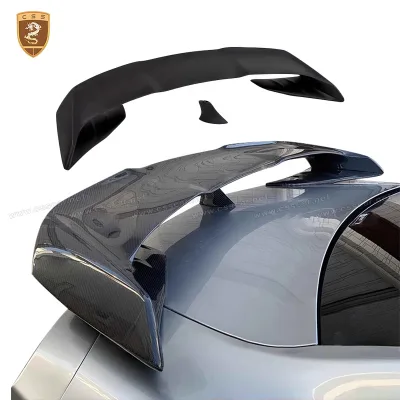 3K Carbon Fiber Rear Trunk Wing Lip Spoiler for Nissan GTR R35 2008-2018 Update Vari Style Spoiler Wings