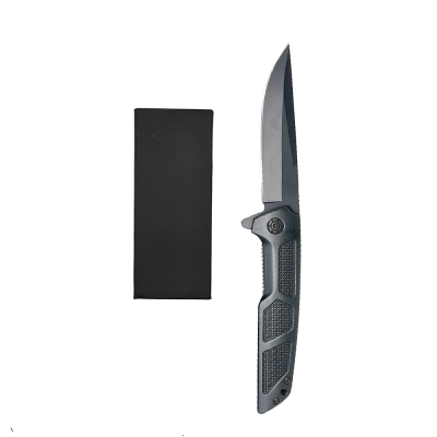 High Quality Black Color Cool Tactical Outdoor Knife with Aluminium Handle Durable EDC Portable Self Defence Knife Rescue Knives