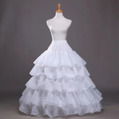 Bridal Wedding Ruffled Petticoat Underskirt Ball Gown Crinoline Slip Underskirt Bridae Prom Dress Petticoats Multi Colors