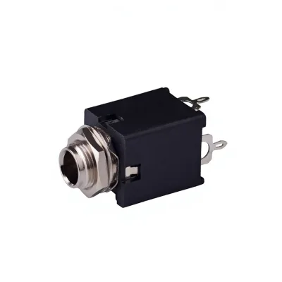 Vertical 3-pin 635mm Stereo Mono Jack 65mm Large Two-core Socket Microphone Jack Female Connector Model T834