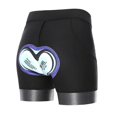 Women's High Elastic Breathable Sports Fitness Shorts Summer Cycling Pants Silicone Shock Absorption Trim Plus Size Clothing