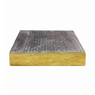 Modern Fireproof Insulation Glass Wool Board Heat Reflective Aluminum Foil Finish Cover 50mm ISO Certified 5m Square Sheet