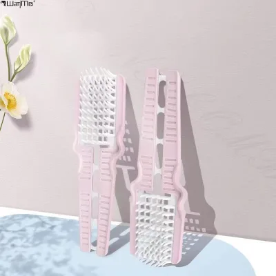 Wanmei Shape Folding Hair Comb with High Skull Top Artifact Straight Curling Hair Styling Universal Pad Hair Root Shaping Comb