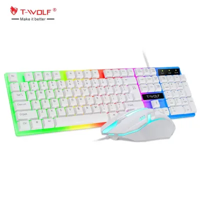 Hot Sale Low MOQ Gaming Keyboard and Mouse RGB Backlit Gaming Keyboard Combo Computer Teclado Gamer Keyboard Set