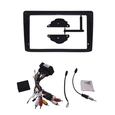 For FIAT EGEA 2015 9inch Stereo Fascia Trim Kit Screen Stereo Panel Plate Mounting Plastik Audio Harness Car DVD Frame