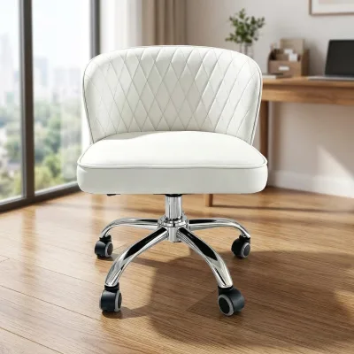 Wholesale Bomacy Modern PU Executive Office Chair Adjustable Height Nail Technician Beauty Salon Commercial Swivel Backrest