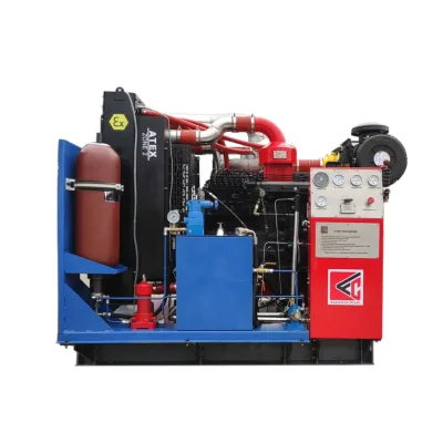 ATEX Qualified Explosion Proof Electric Start Water-Cooled Engine Generator Water Pump Set and Air Compressor Set