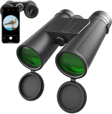 Weak Light Vision 20mm Large Aperture Professional Compact Binocular BAK4 Prism FMC Lens Binoculars for Watching Hunting