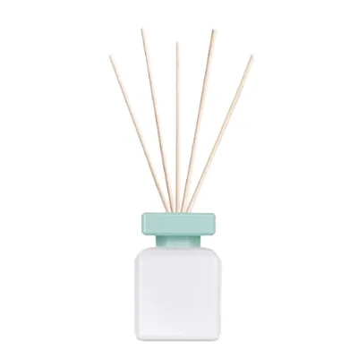 Custom Matte Wood Reed Diffuser Bottle Empty Fragrance Vase With Rattan Sticks Dried Flower Home Air Freshener Container