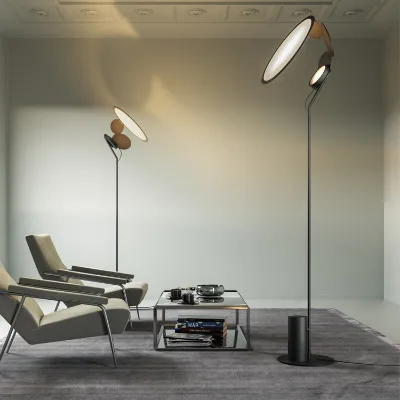 Modern Minimalist Wabi-sabi Led Floor Lamp Retro Solid Design for Living Room Sofa Study Bedroom
