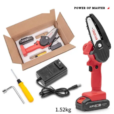 Mini Electric Power Tools Chainsaw Wireless Handheld Charging Electric Saw Woodworking Saw For Garden Tools