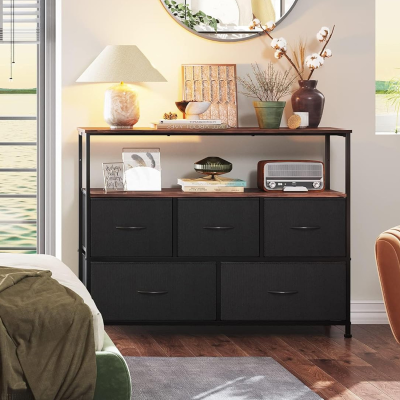 Multi Purpose Large Capacity Chest Drawers Drawer Dressing Table Fabric Chest Drawers Storage Dresser Fabric Storage Box