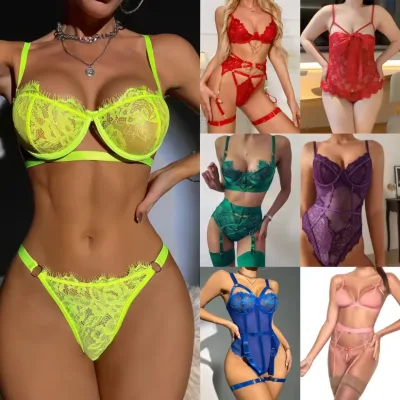 Mixed Styles Sexy Pretty Girls Underwear Hot Sexi Photos Sexy Women Lady Bra Lace 2 Piece Set Women Lace Underwear Sets