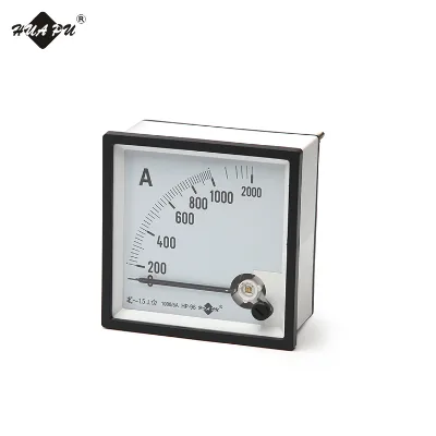 96mm square High Quality square Electric Current Analog Amp Meter Ammeter