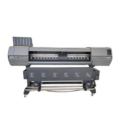 Betcolor 1.6m 3heads Eco-solvent Photo Machine Light Cloth Wallpaper Car Sticker Outdoor Advertising Inkjet Printer