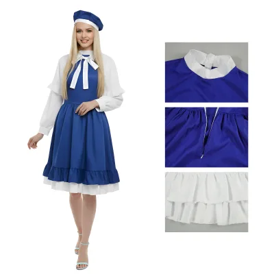 Halloween Cute Anime Style Girl Cosplay Costume Sweet School Performance Stage Outfit