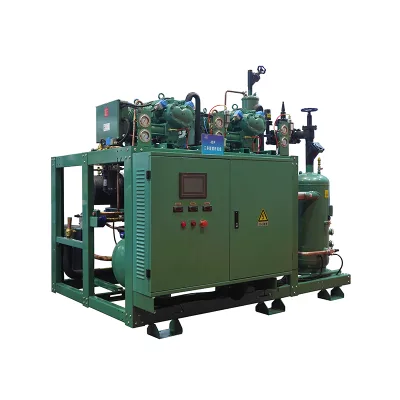 Copeland R290/380V Energy Saving Automatic Screw Cryogenic Flower Reefer Refrigeration Unit with Gear Pump Motor