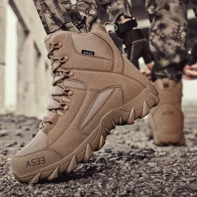 Manufacturer-Supplied Men's Special Forces Tactical Boots with Mesh Insole Cross-Border Outdoor Field Hiking Boots