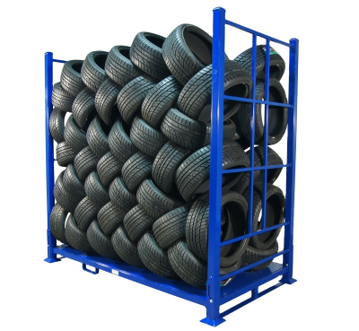Hot Sale Move Able Plug in Tire Rack Spare Tire Rack