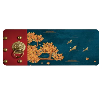 Safety and Environmental protection Chinese Wind Heating Mouse Pad Large Heating Table Mat