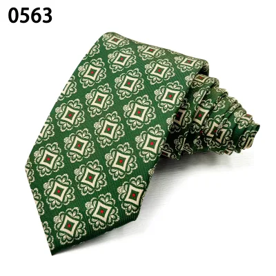 Green Blue Grey Floral High Quality Floral Handmade Necktie Formal Mens Ties Business Dressing Tie for Man Silk Neck Ties