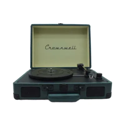 High End Vintage Vinyl Retro Radio Modern Electric CD BT Digital Speaker Antique Gramophone