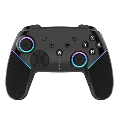 Wireless Six-Axes Game Controller With LED Light Macro Programming Function for Switch Includes Wake up Feature