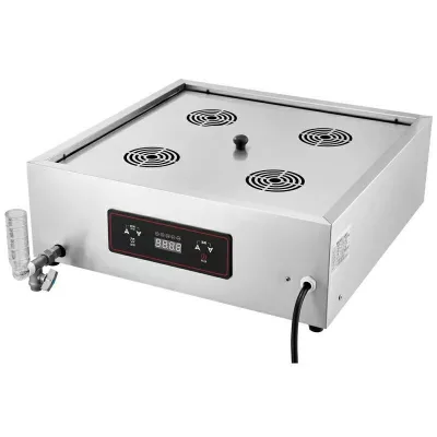 Commercial Xiao Long Bao Steaming Box Stainless Steel Electric 220V Desktop Dim Sum Steamer Steamed Bun Machine Household 1 Year