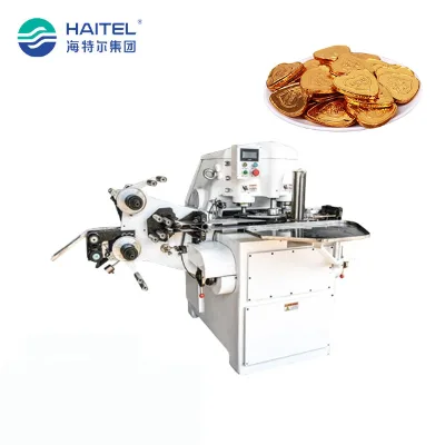 Heart Shape Gold Coin Packing Machines for Chocolate Making for Chocolate Factories