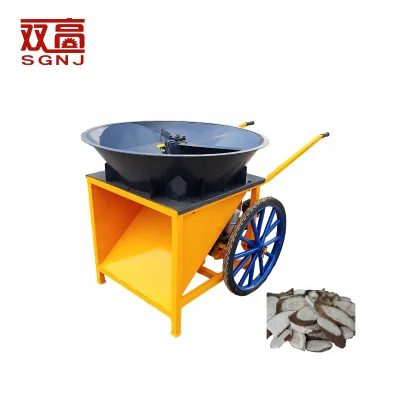 Commercial Cassava Slicer with Large-Capacity Engine-Powered Cutting and Processing Equipment for Cassava Slicing