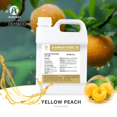Customizable Yellow Peach Essence Food Flavour Packaged in Drum for Industrial Use-Oil Powder Liquid Forms Type Strawberry