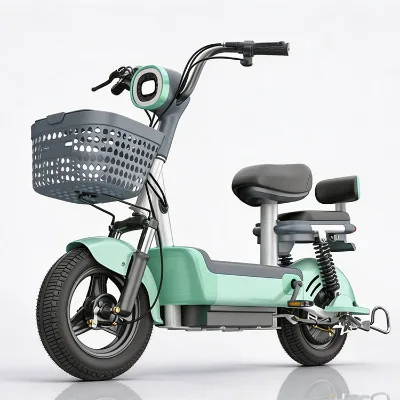350W Export Electric Bike Digital Street Bike Lithium Battery 48V12A Speed 60km/Hr LED Headlight Steel Frame 20 Degree Climbing