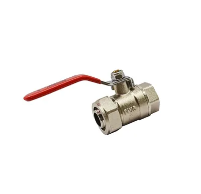 new design nickel plating single pex brass ball valve with manual handle