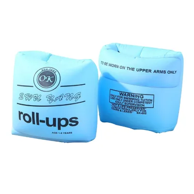 Wholesale Thick Inflatable Sleeves Adult Double Airbags Safety Swimming Rings Arm Rings Baby Floating Rings