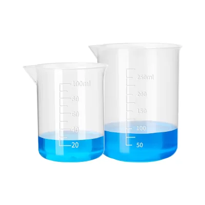 Ex-Lab Plastic PP Measuring Beaker 50ml 100ml 150ml 200ml 250ml 300ml 500ml 1000ml