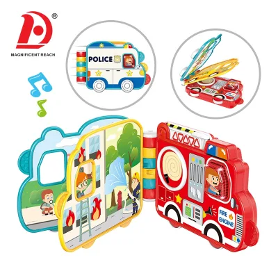 HUADA Wholesale New Arrivals Baby Interactive Preschool Electric Cartoon Car Books Kids Early Learning Educational Toys