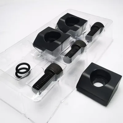 Zero Point Workholding Clamping Wedge Block Bolt O-Ring Kit Precision Fixture Clamp Component for CNC Zero Point Positioning