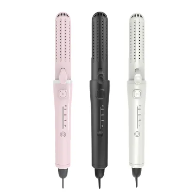Cool Wind Auto Curler Straightener 2-in-1 PTC Heating Ceramic Plate 3 Temp 180 200 220°C Fast Styling