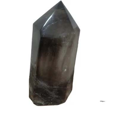Huge Natural Smoky Quartz Crystal  Wand Big Size Crystal Obelisks for Decoration