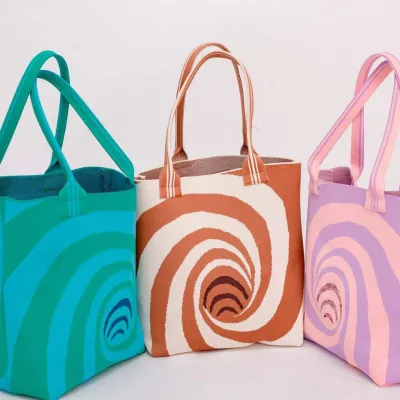 Autumn Winter One-Shoulder Tote Bag Ladies New Large Capacity Flying Woven Bag Three-Dimensional Fashionable Polyester