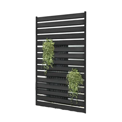 Aluminum Louver Fence-Eco-Friendly Durable Rustproof Modern Australia Ranch Style Home Security Yard Fencing with 3D Modeling
