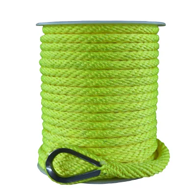 SanTong 10mm Three Strand Braided Nylon Marine Boat Anchor Rope for Boat