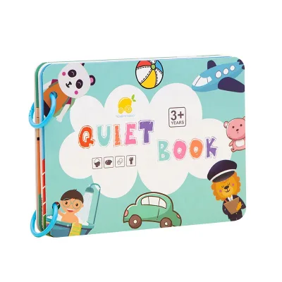 Children's Quiet Hand Tearing and Pasting Books Early Education Magic Stickers Kindergarten Enlightenment Puzzle Toys